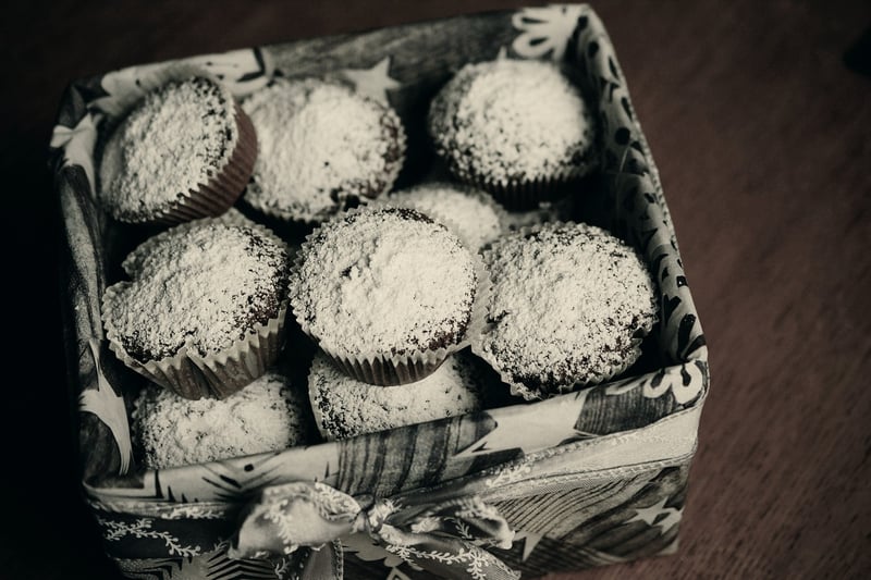 Celestial-themed cupcakes with moon and stars decoration